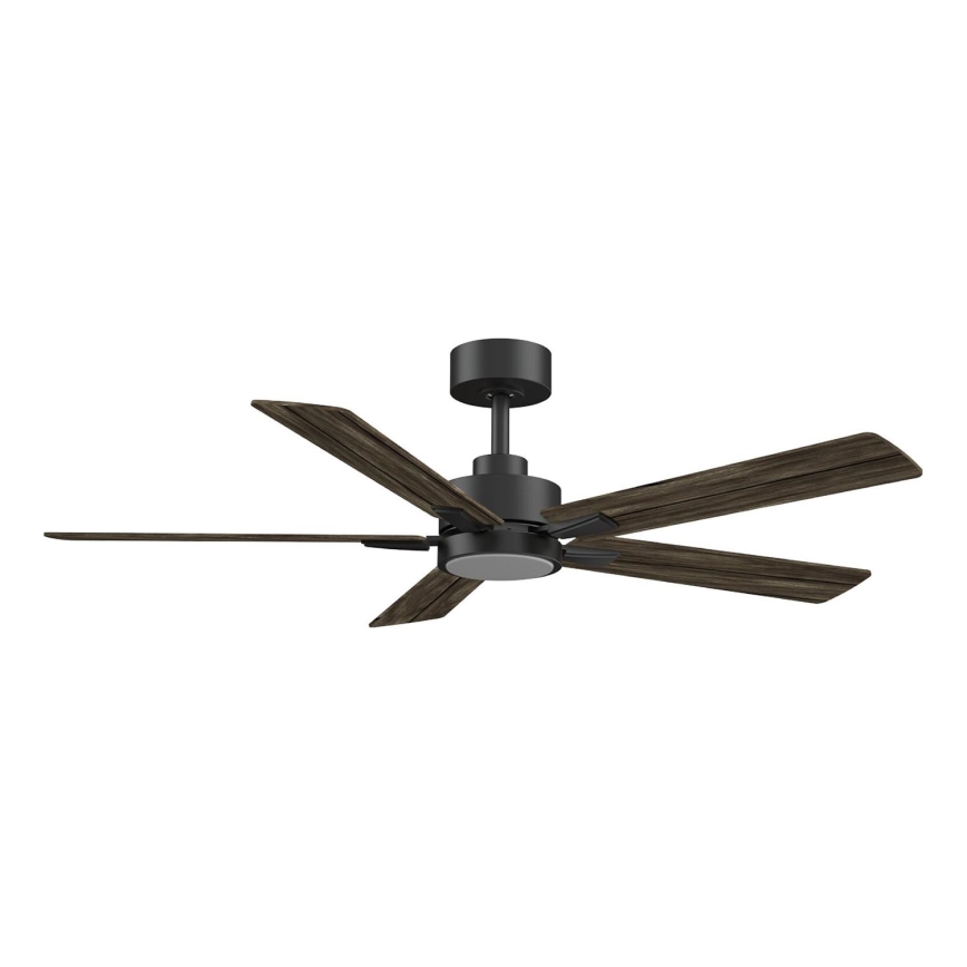 Aigostar - Ventilador de techo LED regulable LED/20W/230V 2700-6500K 132cm marrón + control remoto
