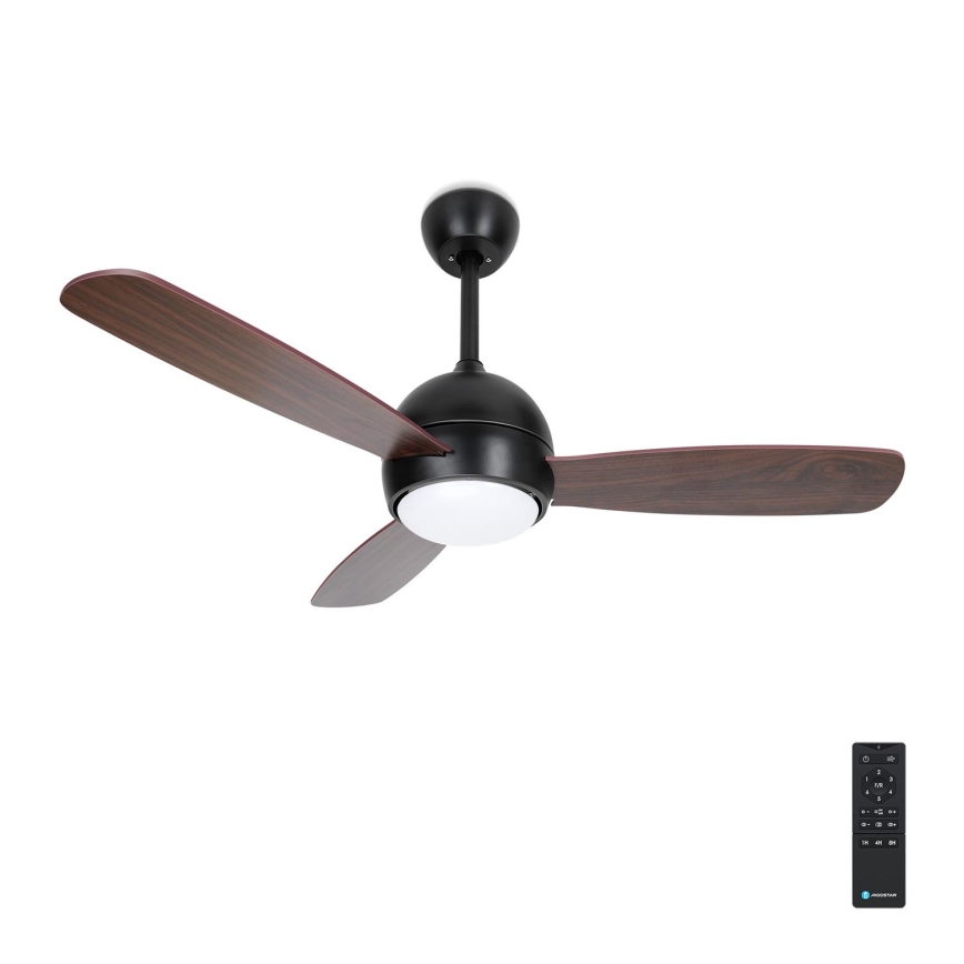 Aigostar - Ventilador de techo LED regulable LED/24W/230V 2700-6500K 106,6 cm + control remoto