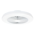 Aigostar - Ventilador de techo LED regulable LED/40W/230V 2700-6500K diá. 48 cm + control remoto blanco