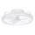 Aigostar - Ventilador de techo LED regulable LED/40W/230V 2700-6500K diá. 48 cm + control remoto blanco