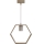 Aigostar - Ventilador de techo suspendido 1xE27/60W/230V beige