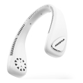 Aigostar - Ventilador recargable para el cuello 4W/5V 2000mAh blanco