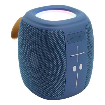 AKAI ABTS-V5 BL - Altavoz inalámbrico con micrófono 3W/1200 mAh azul