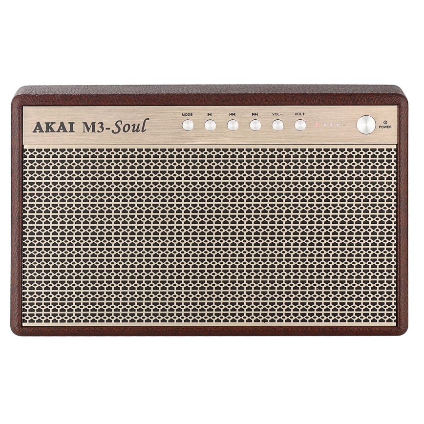 AKAI M3 SOUL COFFEE - Altavoz inalámbrico 20W/6000 mAh