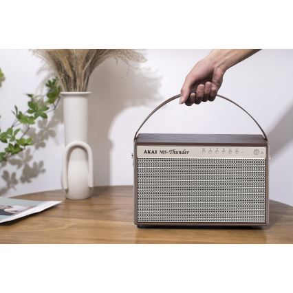 AKAI M5 THUNDER COFFEE - Altavoz inalámbrico 70W/8000 mAh