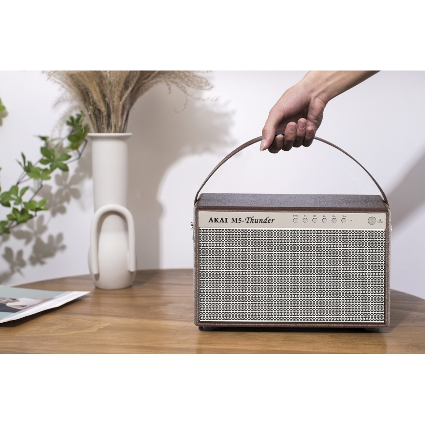 AKAI M5 THUNDER COFFEE - Altavoz inalámbrico 70W/8000 mAh