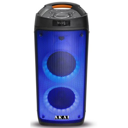 AKAI PARTY BOX 810 - Altavoz inalámbrico 65W/230V 5000 mAh + mando a distancia