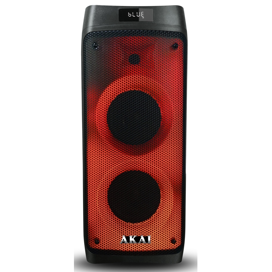 AKAI PARTY BOX 810 - Altavoz inalámbrico 65W/230V 5000 mAh + mando a distancia