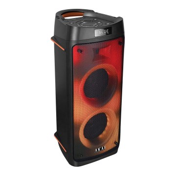 AKAI PARTY BOX 810 - Altavoz inalámbrico 65W/230V 5000 mAh + mando a distancia