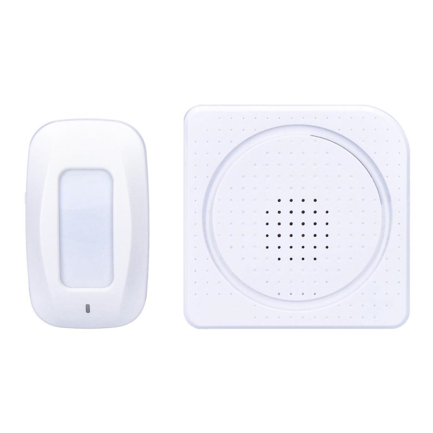 Alarma 3xAA con sensor de movimiento inalámbrico 3xAAA/5V blanco