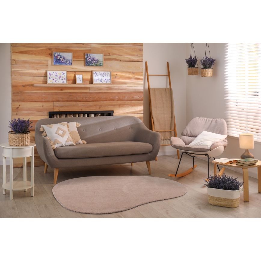 Alfombra antideslizante LOREN 120x170 cm beige