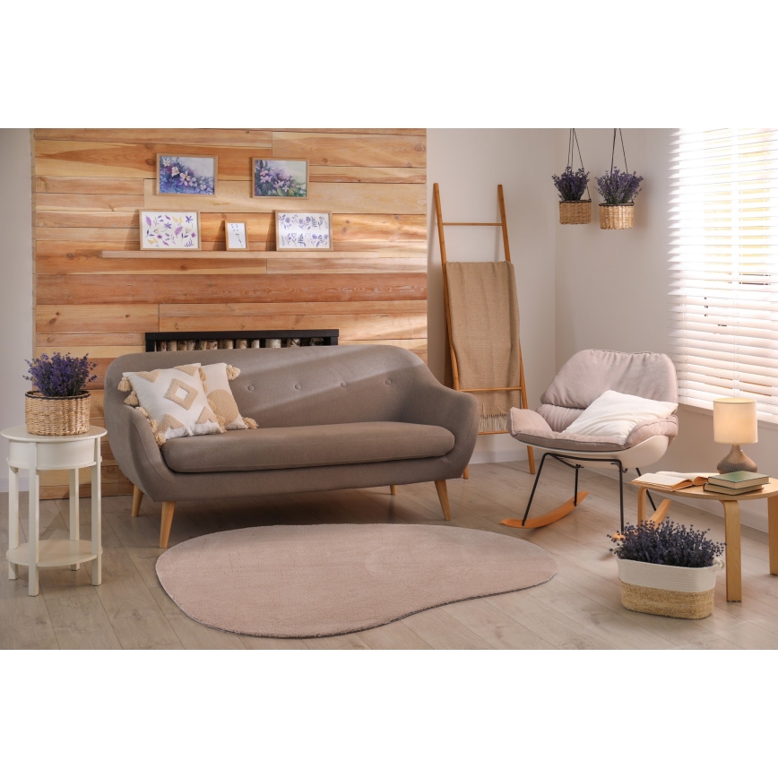 Alfombra antideslizante LOREN 160x230 cm beige