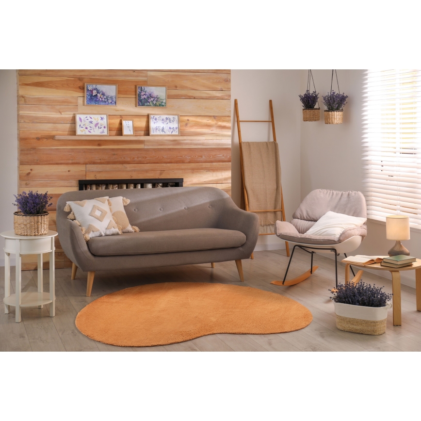 Alfombra antideslizante LOREN 160x230 cm naranja