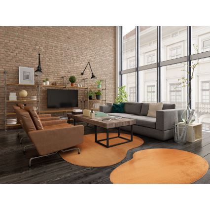 Alfombra antideslizante LOREN 160x230 cm naranja