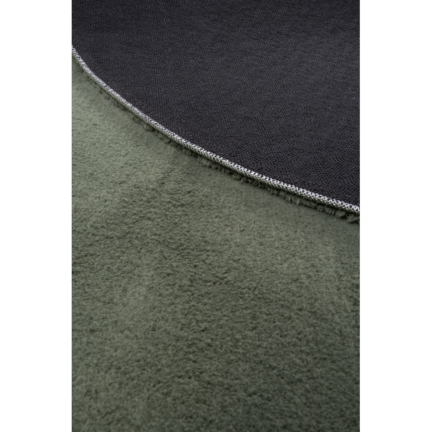 Alfombra antideslizante LOREN 160x230 cm, verde oscuro