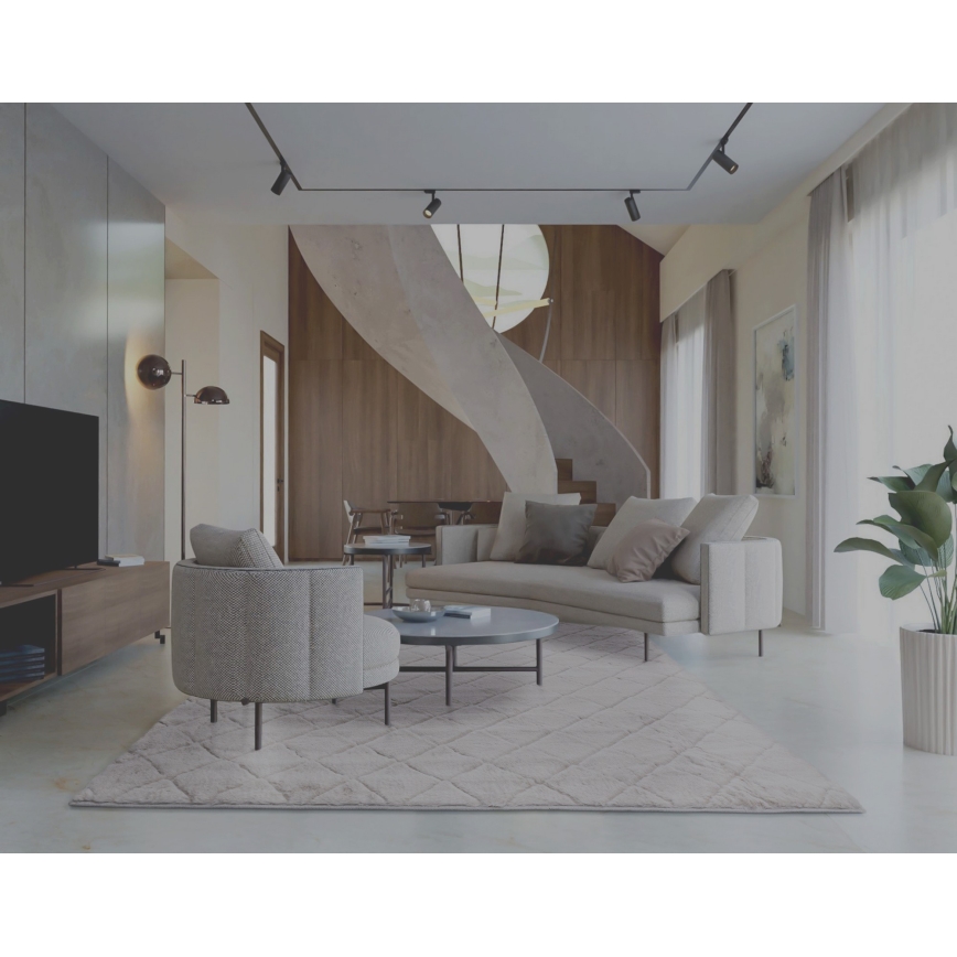 Alfombra antideslizante MODENA NEW 120x160 cm gris claro