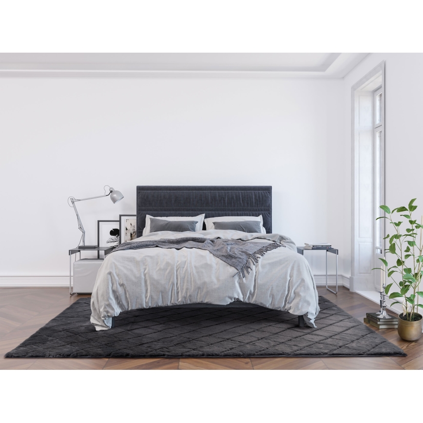 Alfombra antideslizante MODENA NEW 60x100 cm antracita