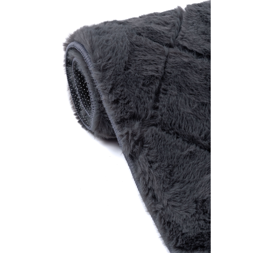 Alfombra antideslizante MODENA NEW 60x100 cm antracita