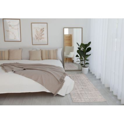 Alfombra BILBAO SHAGGY 80x150 cm beige