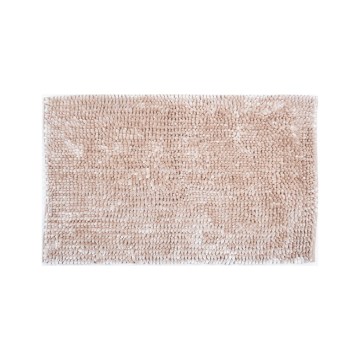 Alfombra de baño antideslizante CHENILLE 50x80 cm beige