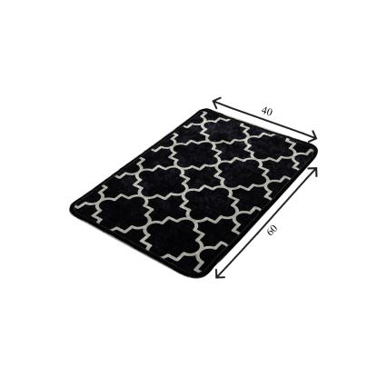 Alfombra de baño KUPA 40x60 cm negro