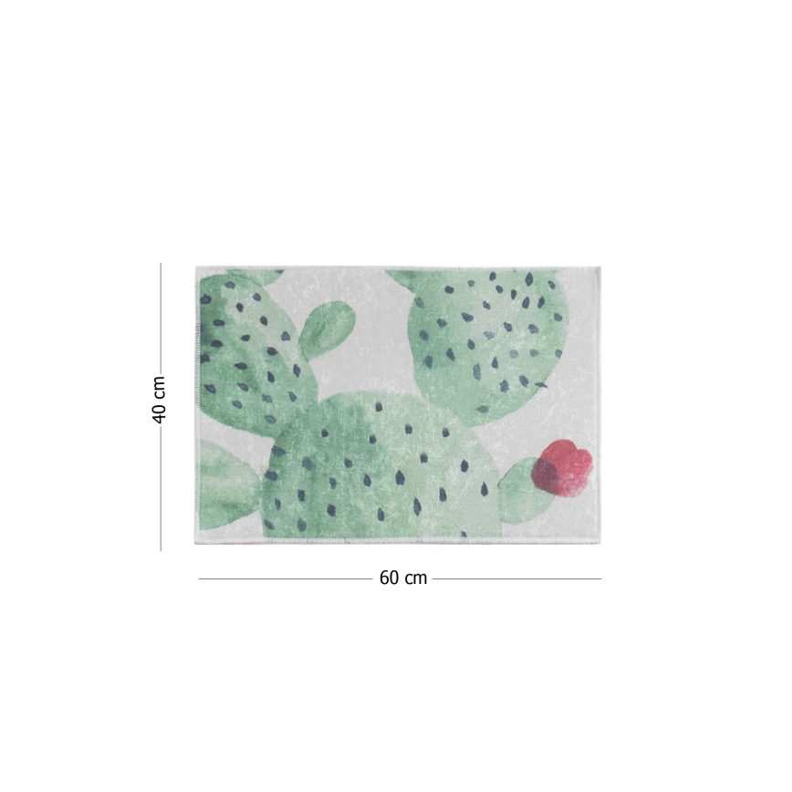 Alfombra de baño VERDE 40x60 cm verde
