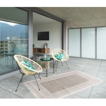 Alfombra de exterior EXPRESS NEW OUTDOOR 120x160 cm gris/beige