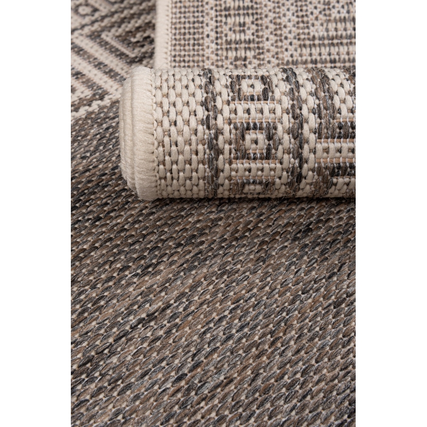 Alfombra de exterior EXPRESS NEW OUTDOOR 120x160 cm gris/beige