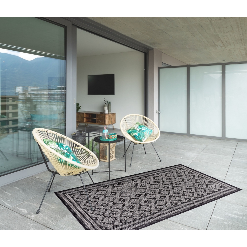Alfombra de exterior EXPRESS NEW OUTDOOR 160x220 cm antracita