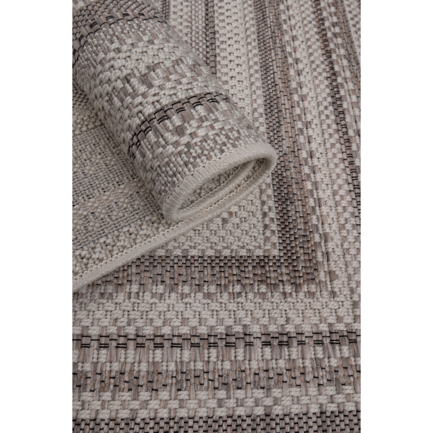 Alfombra de exterior ORIA 160x220 cm gris