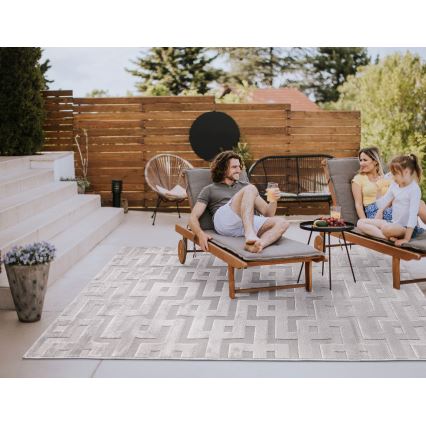 Alfombra DORA 160x220 cm gris