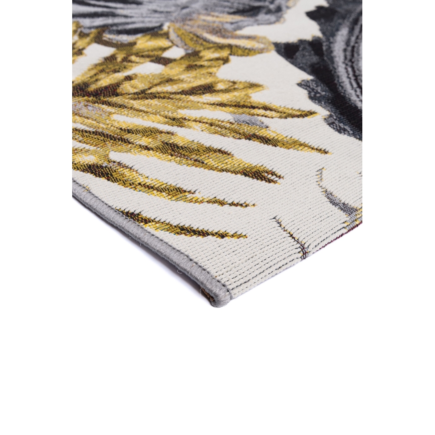 Alfombra exterior CAPPUCCINO 120x180 cm dorada/gris