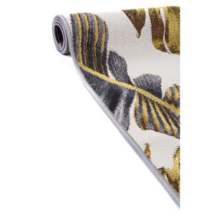 Alfombra exterior CAPPUCCINO 120x180 cm dorada/gris