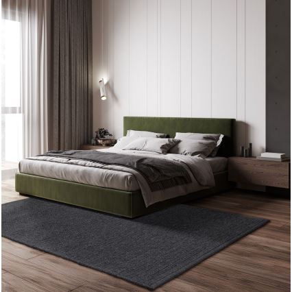 Alfombra FIR WOOL 120x170 cm 2600 g/m2 antracita/natural