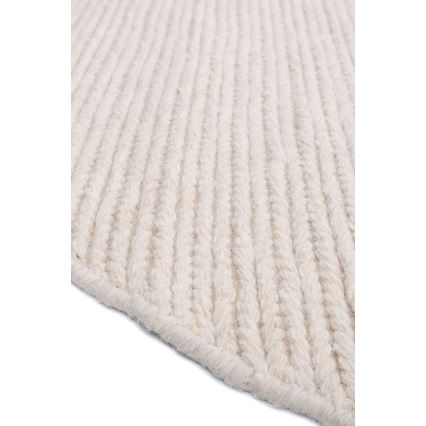 Alfombra FIR WOOL 160 cm 2600 g/m2 crema/natural
