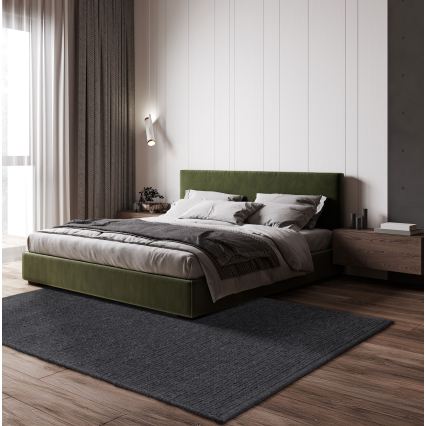 Alfombra FIR WOOL 160x230 cm 2600 g/m2 antracita/natural