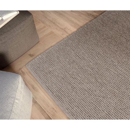 Alfombra FIR WOOL 160x230 cm 2600 g/m2 beige/natural