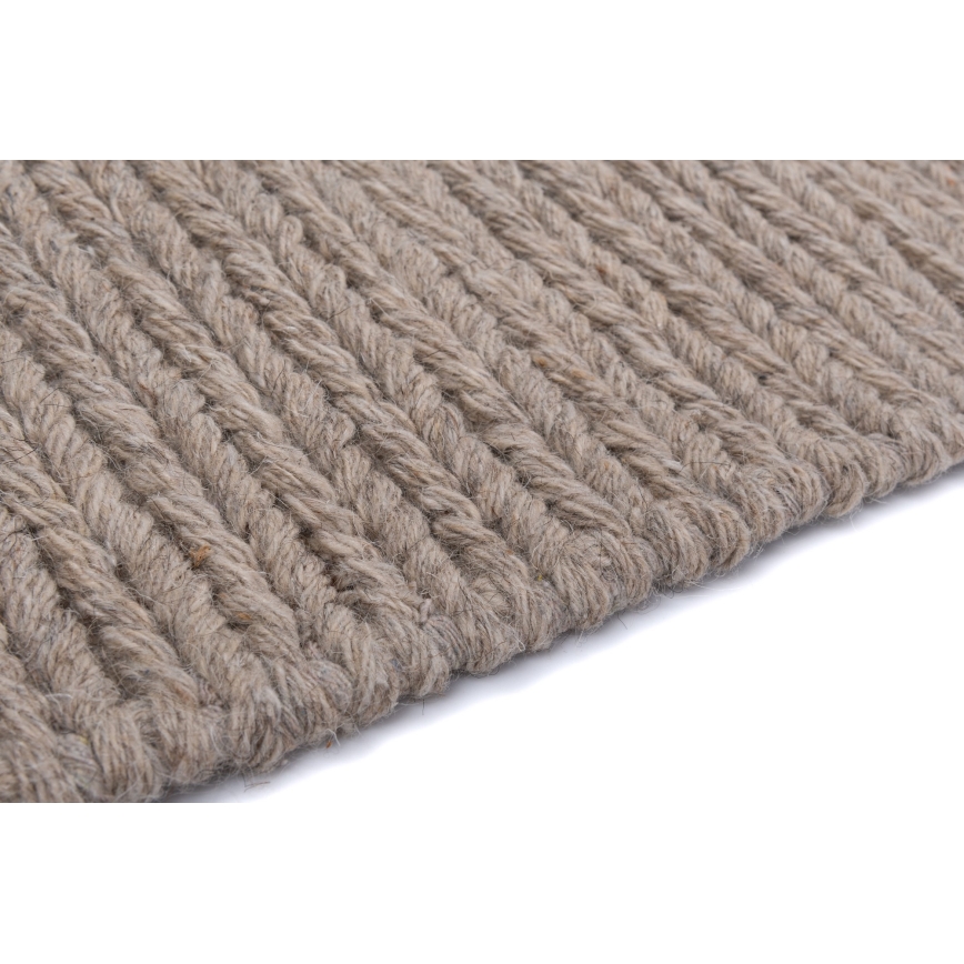 Alfombra FIR WOOL 160x230 cm 2600 g/m2 beige/natural