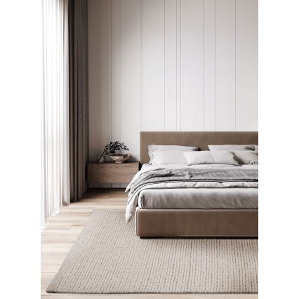 Alfombra FIR WOOL 70 x 140 cm 2600 g/m² crema/natural