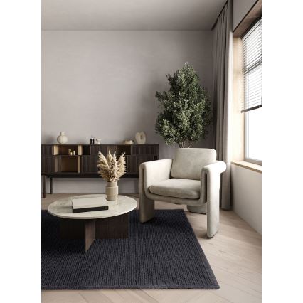 Alfombra FIR WOOL 70x140 cm 2600 g/m2 antracita/natural