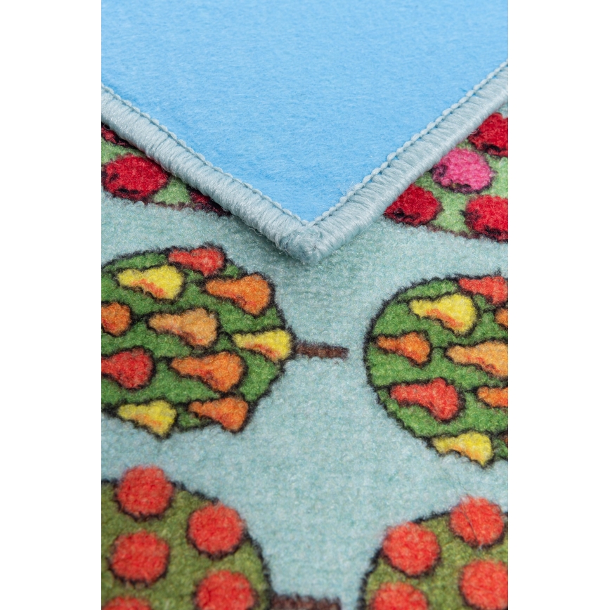 Alfombra infantil STELLA STREETS 100x150 cm turquesa/ciudad