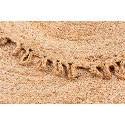 Alfombra JUTA 100 cm beige/natural