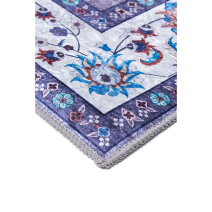 Alfombra oriental antideslizante PRINT SHINE 160x230 cm, azul