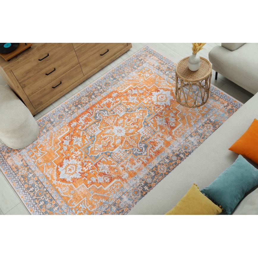 Alfombra oriental DOVE-VINTAGE 120x170 cm 2600 g/m² naranja