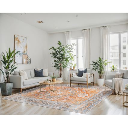 Alfombra oriental DOVE-VINTAGE 160x220 cm 2600 g/m2 naranja