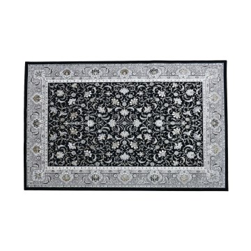 Alfombra oriental GRECE 120x170 cm 2150 g/m2 negra/gris