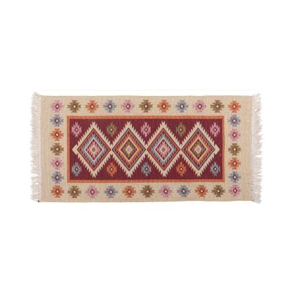 Alfombra oriental KILIM 80x150 cm roja
