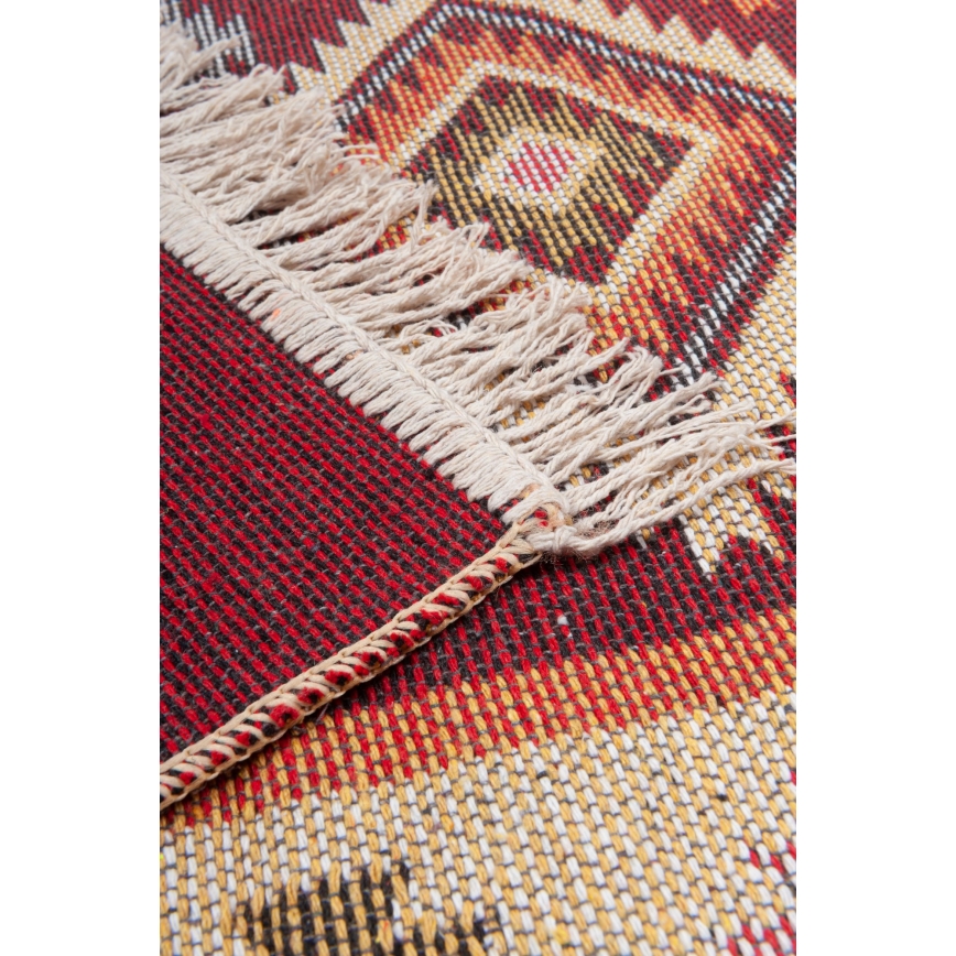 Alfombra oriental KILIM 80x150 cm roja
