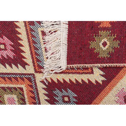Alfombra oriental KILIM 80x150 cm roja