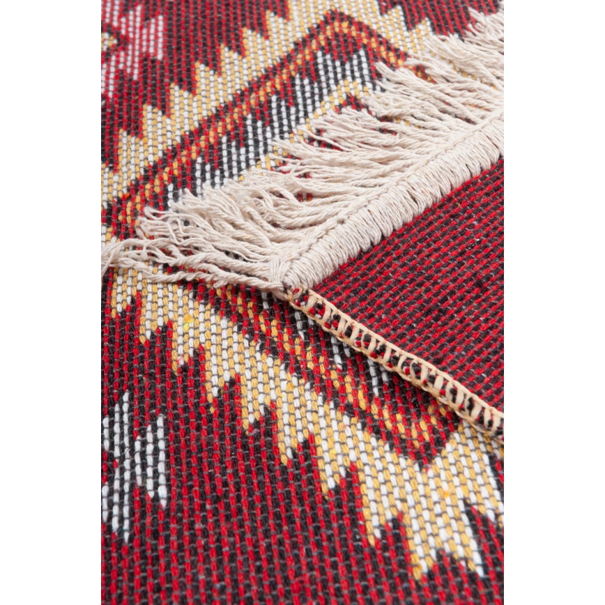 Alfombra oriental KILIM 80x150 cm roja